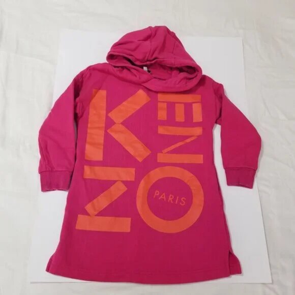 Kenzo long sleeve sweater dress with pockets girls size 8 (F25) - Picture 3 of 13